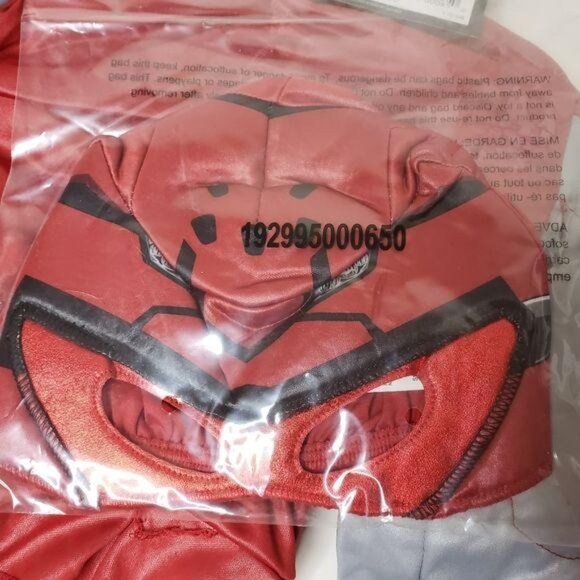 Power Rangers Beast Morphers Muscle Halloween Costume Toddler 2T Red Ranger - Picture 8 of 9